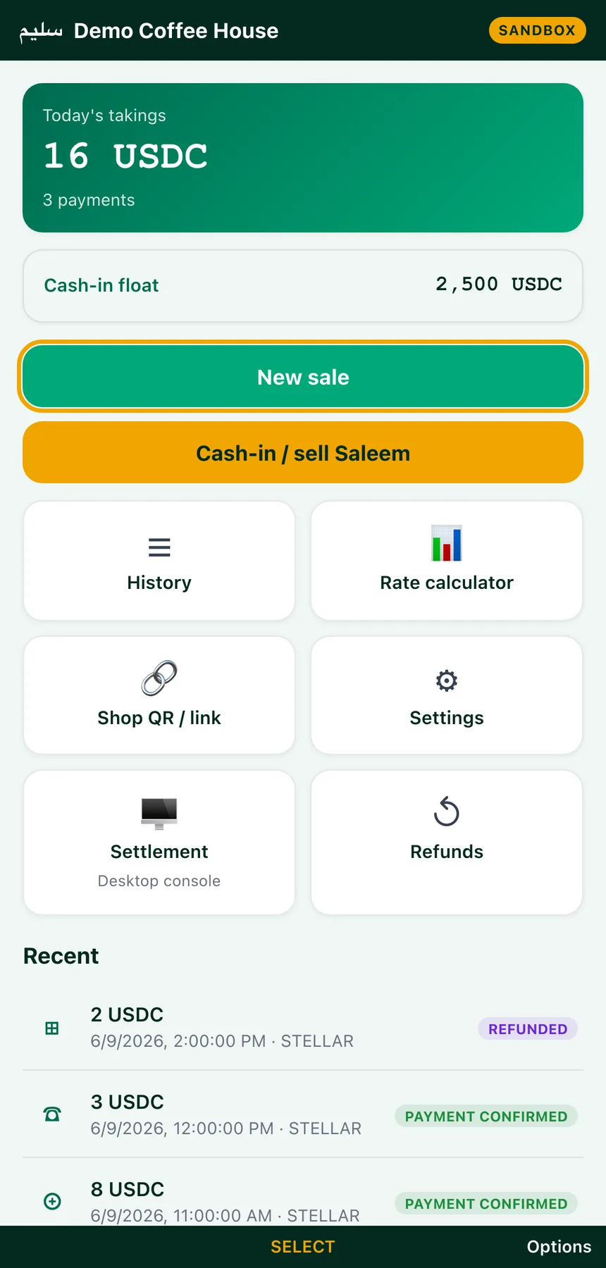 Saleem Merchant POS: any phone becomes a terminal